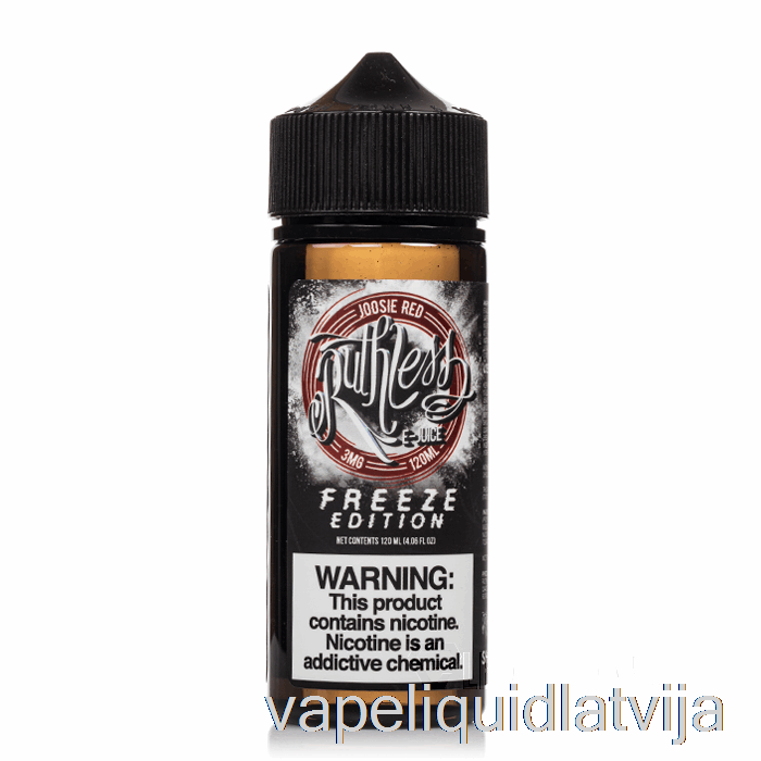 Joosie Red - Freeze Edition - Nežēlīgs Tvaiks - 120ml 3mg Vape šķidrums